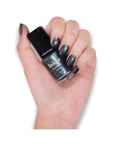 Esmalte de Uñas LONDONTOWN lakur Brillo Plateado 50ml