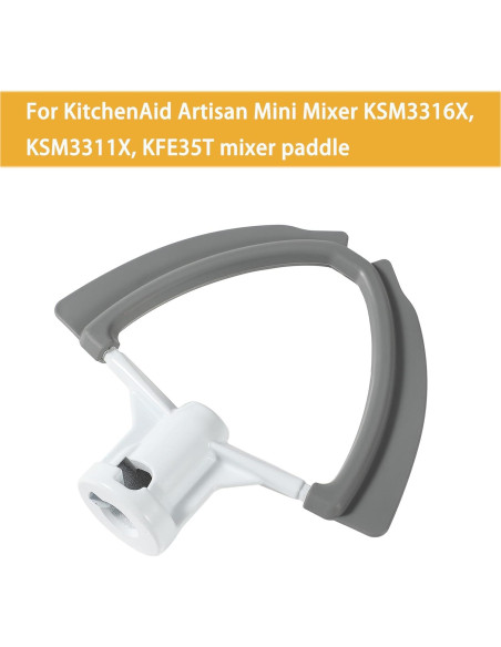 Batidor flexible 3.5 QT KitchenAid Artisan Mini KSM3316X Batidor flexible 3.5 QT KitchenAid Artisan Mini KSM3316X