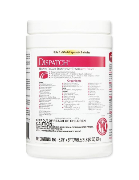 Toallitas Desinfectantes Clorox Healthcare 8 Caja 20.25x10.25 cm Toallitas Desinfectantes Clorox Healthcare 8 Caja 20.25x10.25 cm