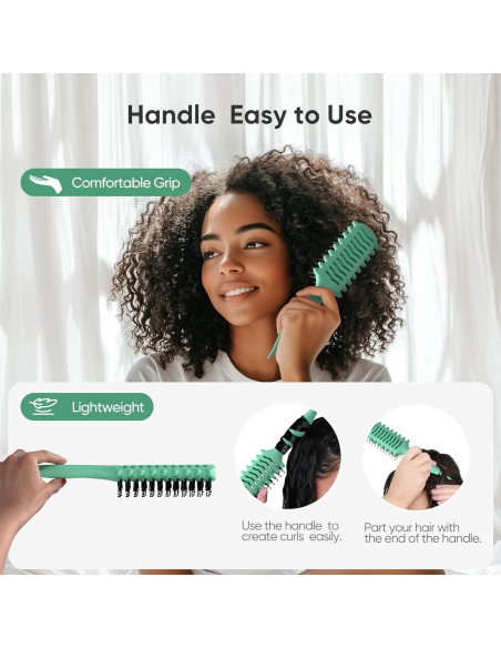 Cepillo Definidor de Rizos AM8:00 Ventilado 16cm para Todo Tipo de Cabello Cepillo Definidor de Rizos AM8:00 Ventilado 16cm para Todo Tipo de Cabello