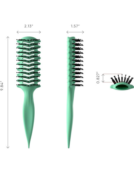 Cepillo Definidor de Rizos AM8:00 Ventilado 16cm para Todo Tipo de Cabello Cepillo Definidor de Rizos AM8:00 Ventilado 16cm para Todo Tipo de Cabello