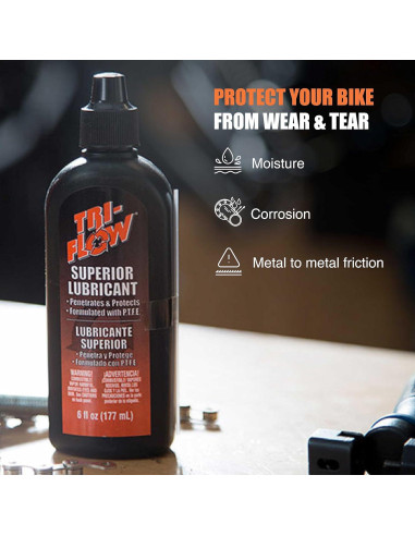 Lubricante Teflón Tri Flow Spray 170g - Aplicación Precisa