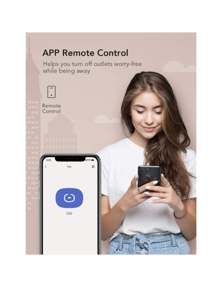 Enchufe Inteligente Nooie PA10-4, Control Remoto 2.4G, 4 Pzs Enchufe Inteligente Nooie PA10-4, Control Remoto 2.4G, 4 Pzs
