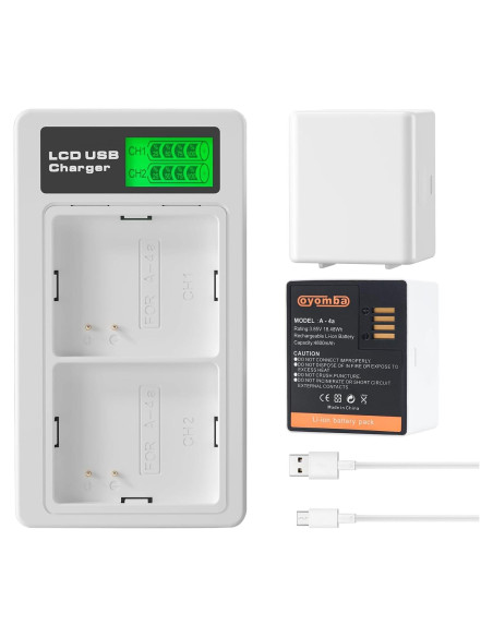 Baterías Recargables A-4a para Arlo Pro 3/4/5S 2K - Paquete de 2 Baterías Recargables A-4a para Arlo Pro 3/4/5S 2K - Paquete de 2