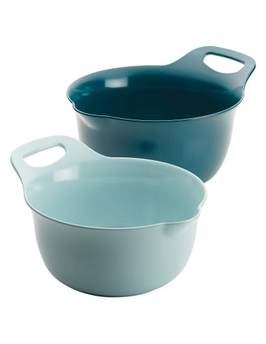 Juego de Tazones Mezcladores Rachael Ray 2 y 3 Cuartos Melamina