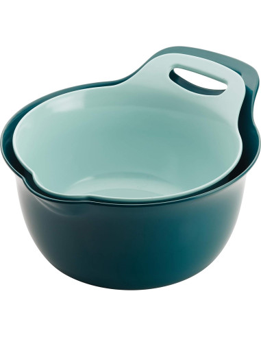 Juego de Tazones Mezcladores Rachael Ray 2 y 3 Cuartos Melamina