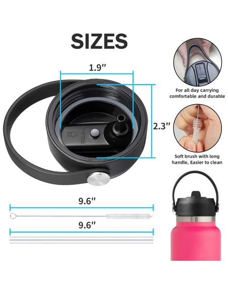 Tapa de Pajita Hydro Flask LLCJYYCY Boca Ancha 340-1135 ml Tapa de Pajita Hydro Flask LLCJYYCY Boca Ancha 340-1135 ml
