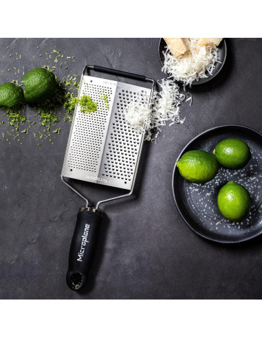 Rallador de Queso Microplane Gourmet Doble Cuchilla Acero Inoxidable
