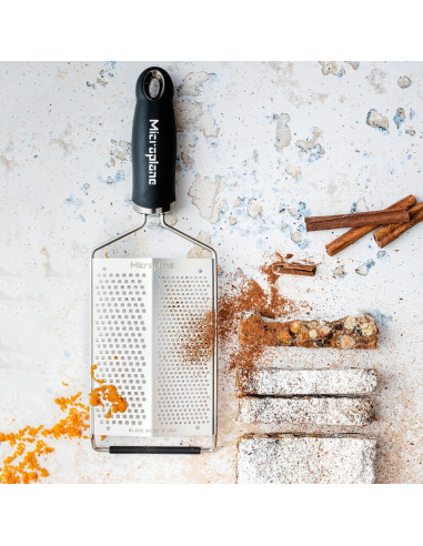 Rallador de Queso Microplane Gourmet Doble Cuchilla Acero Inoxidable