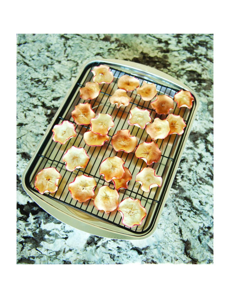 Bandeja para hornear bacon Nordic Ware 45027AMZ 43x30 cm acero inoxidable Bandeja para hornear bacon Nordic Ware 45027AMZ 43x30 cm acero inoxidable