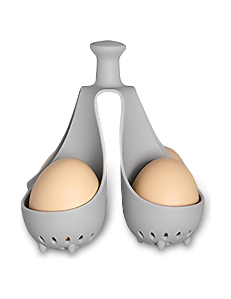 Cocedor de Huevos WIDVIH para 4 Huevos, Silicona Antideslizante Cocedor de Huevos WIDVIH para 4 Huevos, Silicona Antideslizante