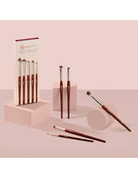 Juego de Brochas para Ojos BK Beauty - 5 Piezas Ultra Suaves Juego de Brochas para Ojos BK Beauty - 5 Piezas Ultra Suaves