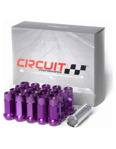 Tuerca Hexagonal Abierta Circuit Performance 12x1.25 Púrpura