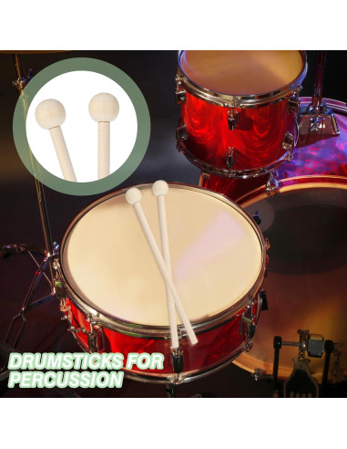 Mallets de Madera para Xilófono 20.32 cm - 2 Piezas