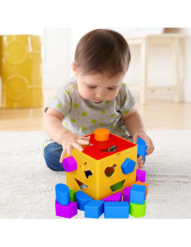 Clasificador de Formas Coslada 19 Piezas para Niños 1-3 Años