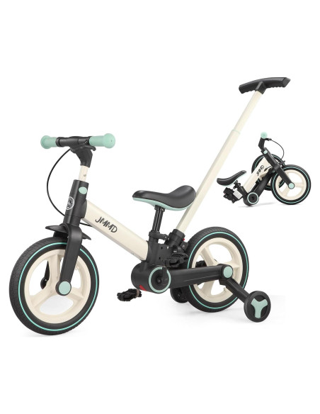 Bicicleta de Equilibrio JMMD 6 en 1 para Niños Menta Bicicleta de Equilibrio JMMD 6 en 1 para Niños Menta