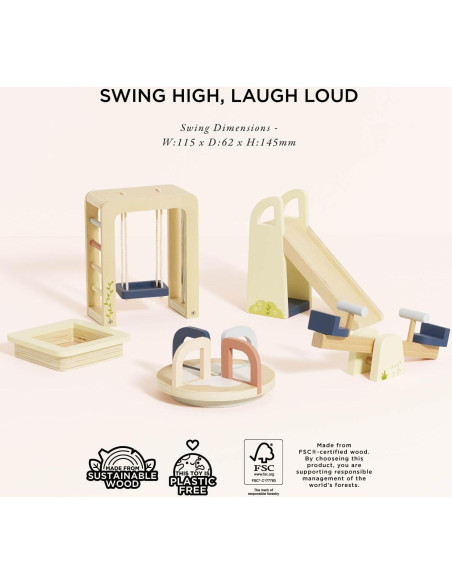 Conjunto de Muebles de Jardín para Casa de Muñecas Le Toy Van Conjunto de Muebles de Jardín para Casa de Muñecas Le Toy Van