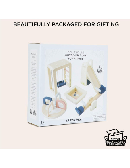 Conjunto de Muebles de Jardín para Casa de Muñecas Le Toy Van Conjunto de Muebles de Jardín para Casa de Muñecas Le Toy Van
