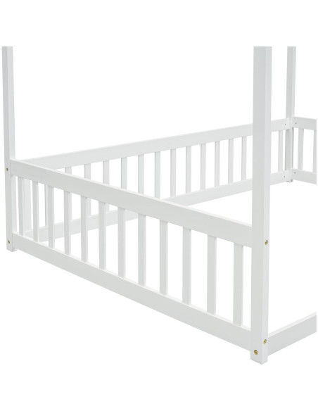 Cama con Dosel Completa Bellemave para Niños Blanca Cama con Dosel Completa Bellemave para Niños Blanca