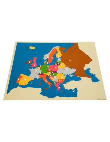 Rompecabezas de Madera Europa Montessori 57x45cm