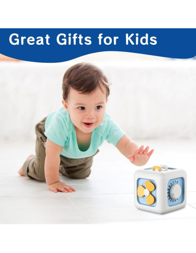 Cubo de Actividades Montessori BLF FUN Azul 9.4cm para Niños