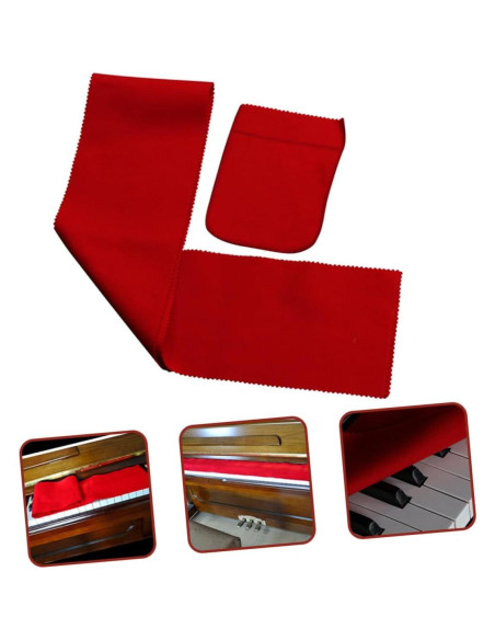 Funda y Guante de Limpieza para Teclado de Piano BESPORTBLE Funda y Guante de Limpieza para Teclado de Piano BESPORTBLE
