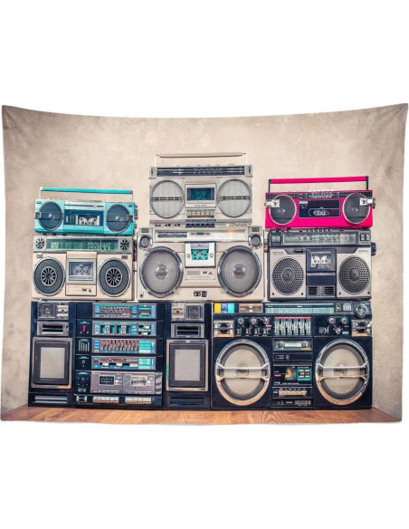 Fondo Fotográfico BELECO 2.5x1.8m Retro 80s Música Fondo Fotográfico BELECO 2.5x1.8m Retro 80s Música