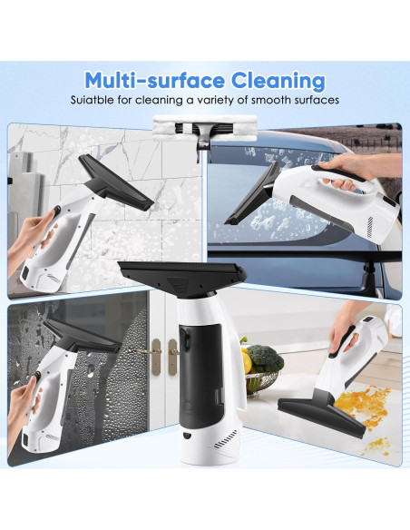 Aspiradora de Ventana Inalámbrica JQCSR KS-5531d 200ml Aspiradora de Ventana Inalámbrica JQCSR KS-5531d 200ml