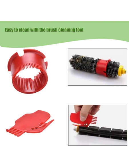 Kit de Repuestos LOVECO para iRobot Roomba 645 655 675 - 6 Filtros, 8 Cepillos Laterales, 3 Cepillos de Cerdas Kit de Repuestos LOVECO para iRobot Roomba 645 655 675 - 6 Filtros, 8 Cepillos Laterales, 3 Cepillos de Cerdas