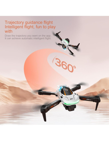 Drone FPV YZT A88 Pro 1080P Plegable con 3 Baterías