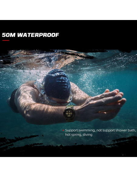Reloj Táctico DIDITIME para Hombres, Impermeable 50M, Multifuncional Reloj Táctico DIDITIME para Hombres, Impermeable 50M, Multifuncional