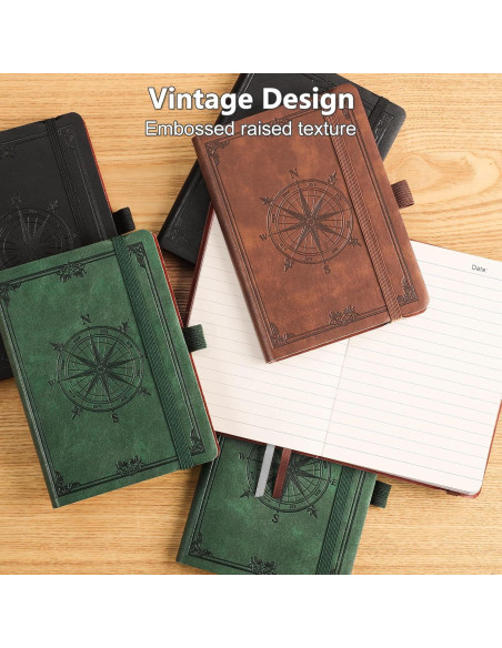 Cuaderno B6 Forrado AHGXG Verde Oscuro - 256 Páginas Cuaderno B6 Forrado AHGXG Verde Oscuro - 256 Páginas