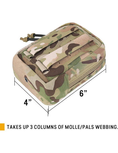 Bolsa Táctica PETAC GEAR GP Vertical Pequeña 15.24x10.16cm Bolsa Táctica PETAC GEAR GP Vertical Pequeña 15.24x10.16cm
