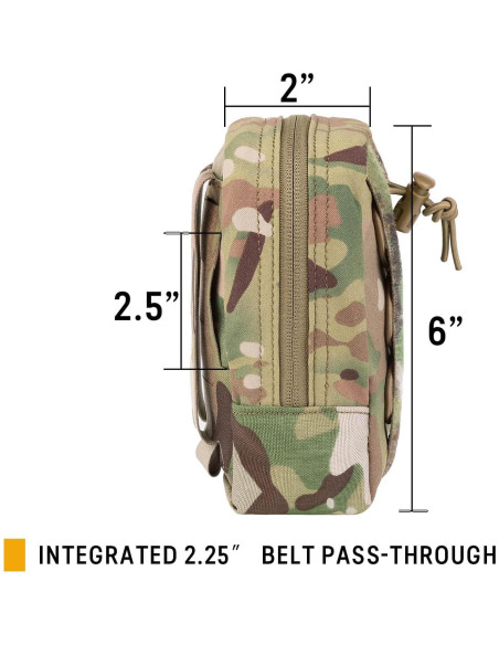 Bolsa Táctica PETAC GEAR GP Vertical Pequeña 15.24x10.16cm Bolsa Táctica PETAC GEAR GP Vertical Pequeña 15.24x10.16cm