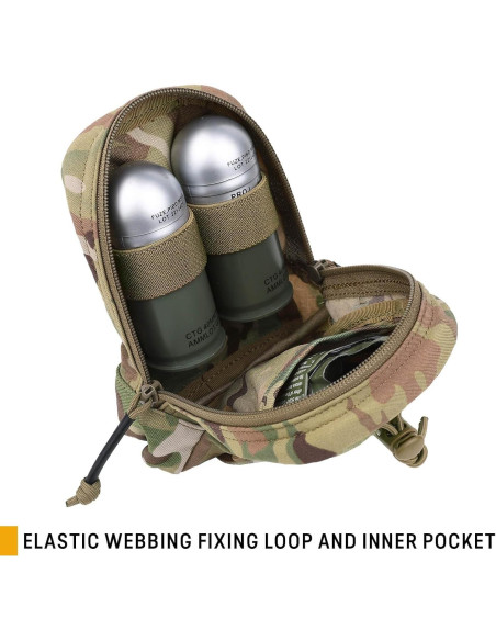 Bolsa Táctica PETAC GEAR GP Vertical Pequeña 15.24x10.16cm Bolsa Táctica PETAC GEAR GP Vertical Pequeña 15.24x10.16cm