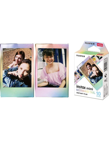 Película Instantánea Fujifilm Instax Mini Cola de Sirena - 30 Exposiciones Película Instantánea Fujifilm Instax Mini Cola de Sirena - 30 Exposiciones