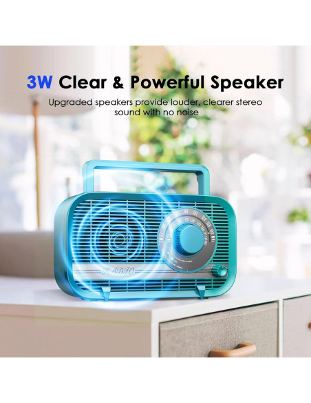 Radio portátil Bluetooth Audiocrazy AC-BT2210 Verde Radio portátil Bluetooth Audiocrazy AC-BT2210 Verde