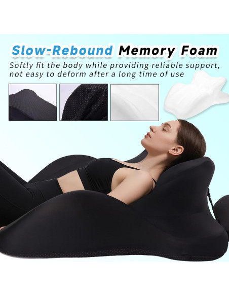 Almohada de Cuña Genérico PZ-001 para Parejas - Espuma Viscoelástica Almohada de Cuña Genérico PZ-001 para Parejas - Espuma Viscoelástica