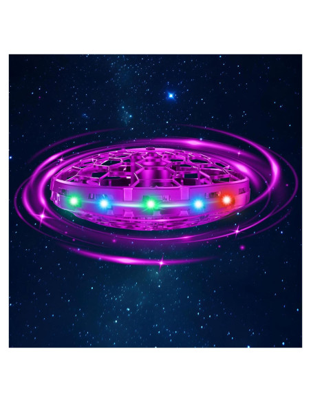 Dron Volador Mini ETPlanet Rosa con Sensores de Movimiento 360 Dron Volador Mini ETPlanet Rosa con Sensores de Movimiento 360