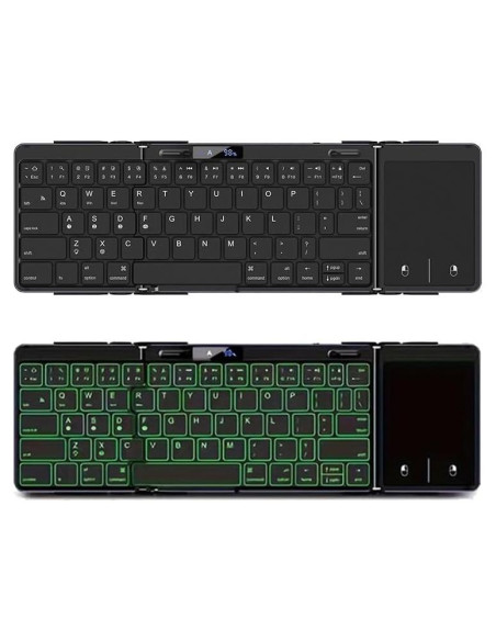Teclado Bluetooth Plegable JOMAA con Touchpad y RGB Teclado Bluetooth Plegable JOMAA con Touchpad y RGB
