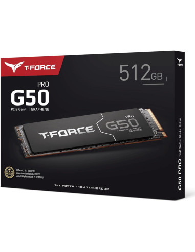 SSD TEAMGROUP G50 512GB NVMe PCIe Gen4x4 M.2 con Disipador