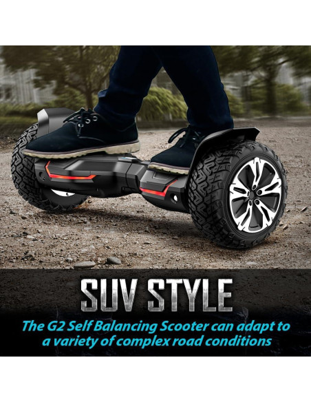 Scooter Todo Terreno Gyroor G2 8.5" Bluetooth y LED Scooter Todo Terreno Gyroor G2 8.5" Bluetooth y LED
