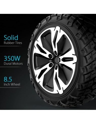 Scooter Todo Terreno Gyroor G2 8.5" Bluetooth y LED