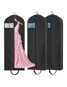 Bolsa Larga para Vestidos KEETDY 165 cm Impermeable 3 Pzas