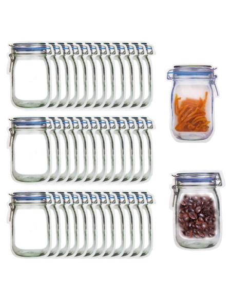 Bolsas Reutilizables Enkrio 36 Unidades Cierre Hermético 750ml Bolsas Reutilizables Enkrio 36 Unidades Cierre Hermético 750ml