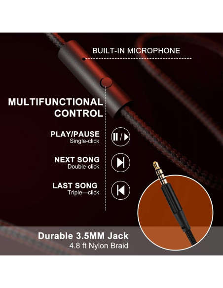 Auriculares LORELEI X6 con micrófono, plegables y ligeros Auriculares LORELEI X6 con micrófono, plegables y ligeros