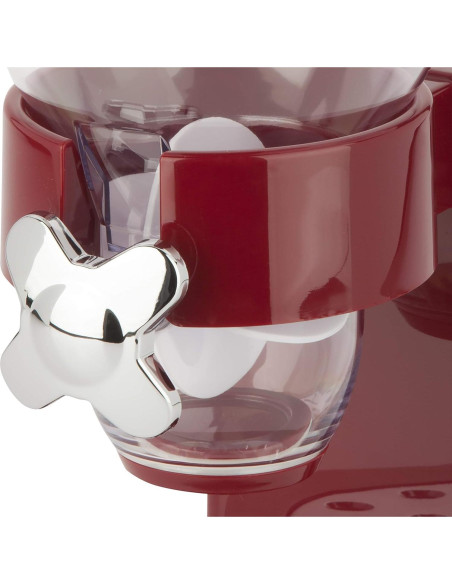 Dispensador de Alimentos Secos Zevro KCH-06120 495g Rojo/Cromo Dispensador de Alimentos Secos Zevro KCH-06120 495g Rojo/Cromo