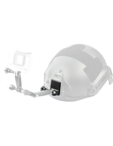 Soporte de casco de aluminio AngelReally para GoPro Hero 9/8/7/6/5/4
