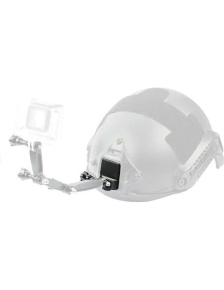 Soporte de casco de aluminio AngelReally para GoPro Hero 9/8/7/6/5/4 Soporte de casco de aluminio AngelReally para GoPro Hero 9/8/7/6/5/4