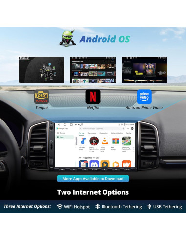 Estéreo de Coche Double Din Yufeng A5 7" CarPlay Android Auto